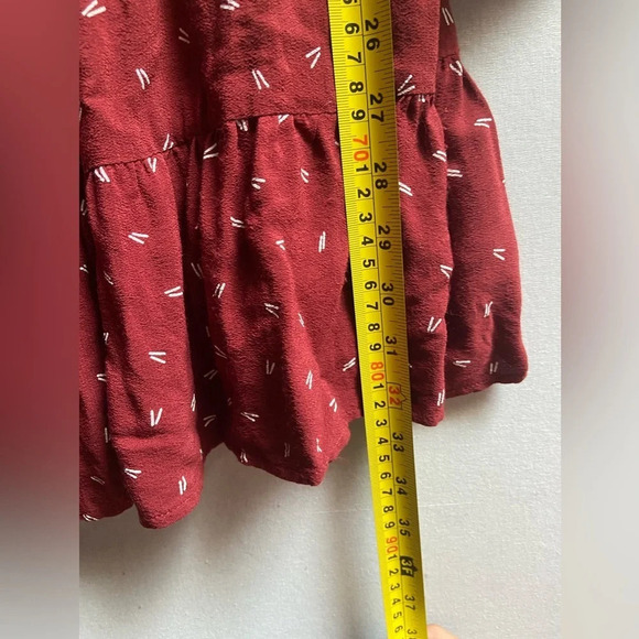 Ann Taylor LOFT Floral Ruffle Trim  Shift Dress Sz S - Picture 12 of 13